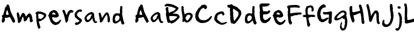 Ampersand font