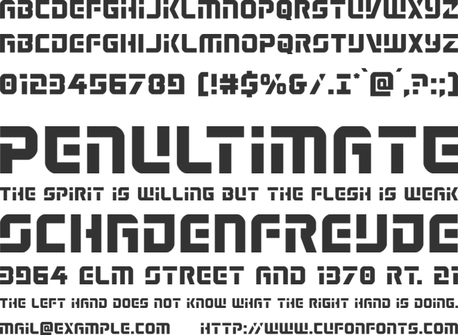 Legio Sabina font preview