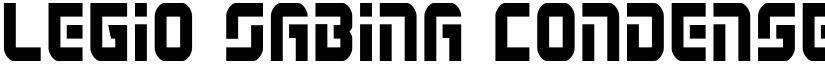 Legio Sabina Condensed Condensed font