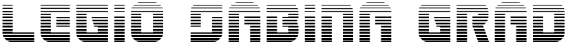 Legio Sabina Gradient Regular font