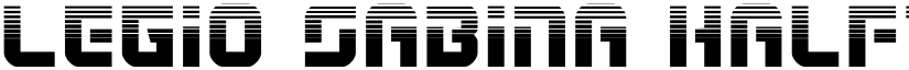 Legio Sabina Halftone Regular font