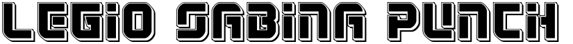Legio Sabina Punch Regular font