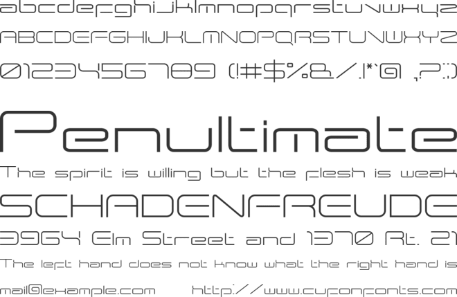 ANDTIOH One font preview