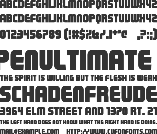 Steriliser font preview