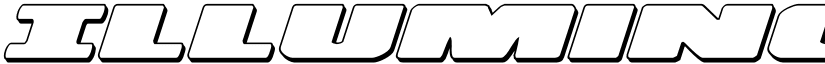Illumino 3D Italic Italic font