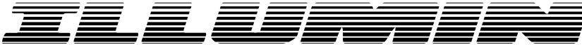 Illumino Gradient Italic Italic font