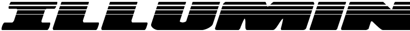 Illumino Halftone Italic Italic font