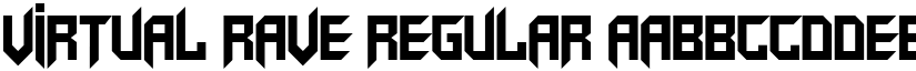 Virtual Rave Regular font