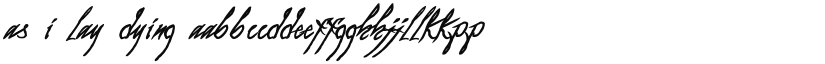 As I Lay Dying font download