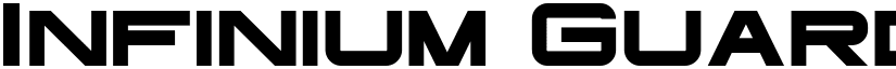 Infinium Guardian Regular font