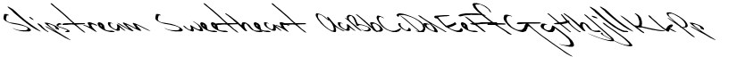 Slipstream Sweetheart font