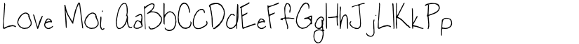 Love Moi font
