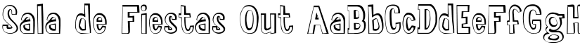Sala de Fiestas Out font