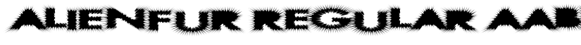 AlienFur Regular font