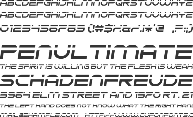 Speedeasy Speedy font preview