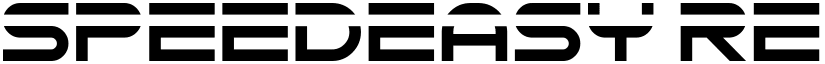 Speedeasy Regular font