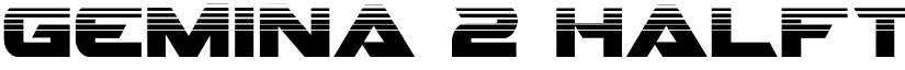 Gemina 2 Halftone Regular font
