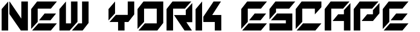 New York Escape Condensed Condensed font