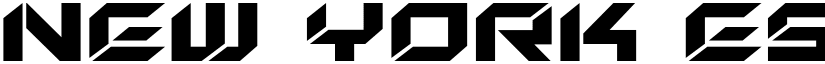 New York Escape Expanded Expanded font