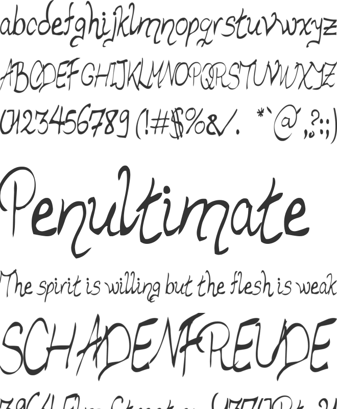 Luismi Murder font preview