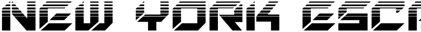 New York Escape Halftone Regular font