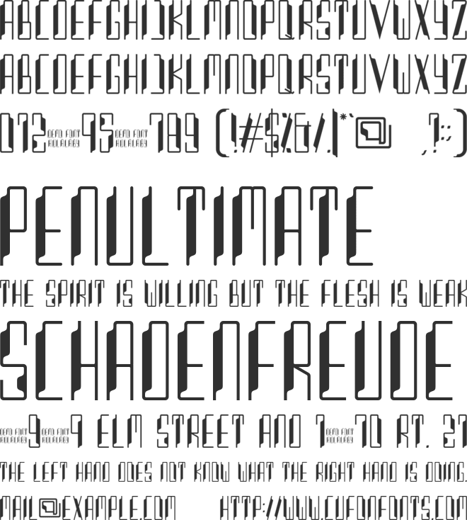 Hulalaby Demo font preview