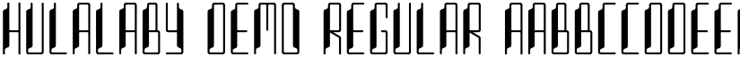Hulalaby Demo Regular font