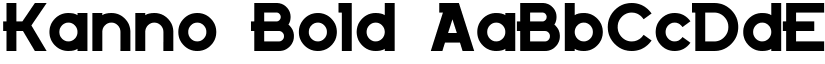 Kanno Bold font