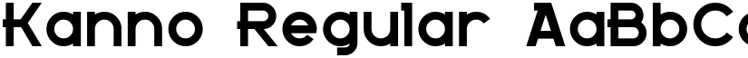 Kanno Regular font