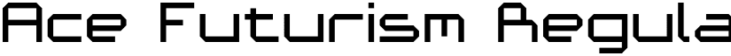 Ace Futurism Regular font