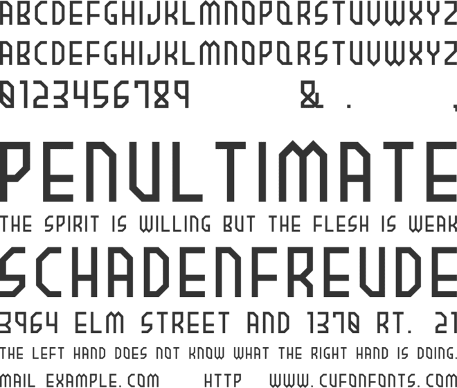 BROWNIEregular font preview