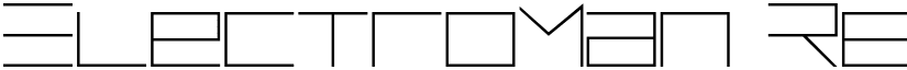 ElectroMan Regular font