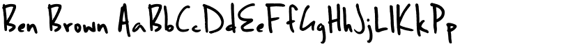 Ben Brown font download