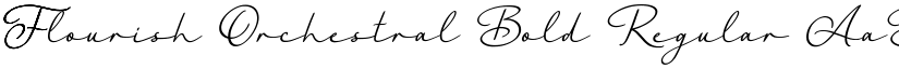 Flourish Orchestral Bold Regular font