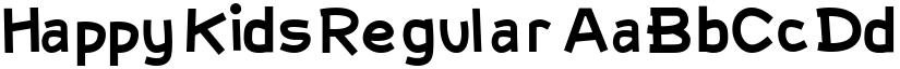 Happy Kids Regular font