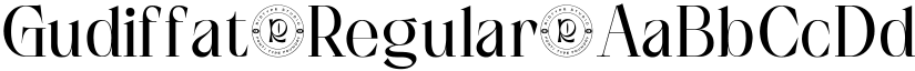 Gudiffat Regular font