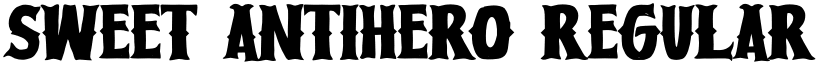 Sweet Antihero font download