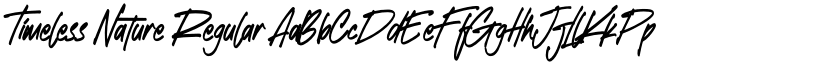 Timeless Nature Regular font