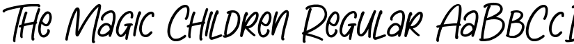 The Magic Children font download