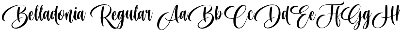 Belladonia Regular font