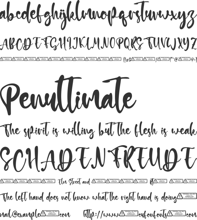 Daniel Rachel font preview