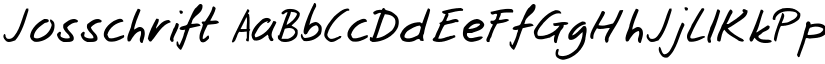 Josschrift font download