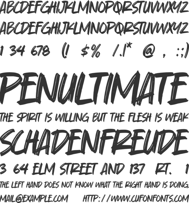 Rolla Cossta font preview