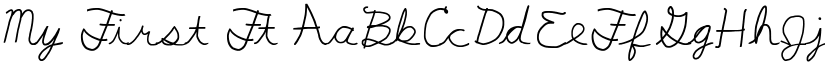 My First Ft font