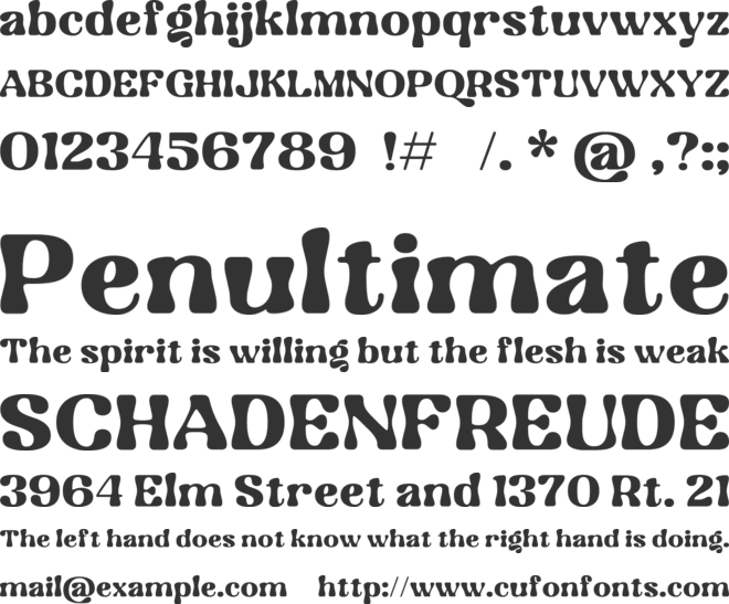 Codigra font preview