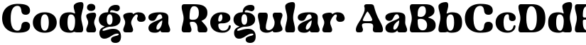 Codigra Regular font