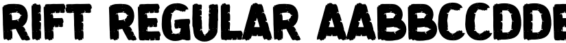Rift Regular font