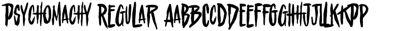Psychomachy Regular font