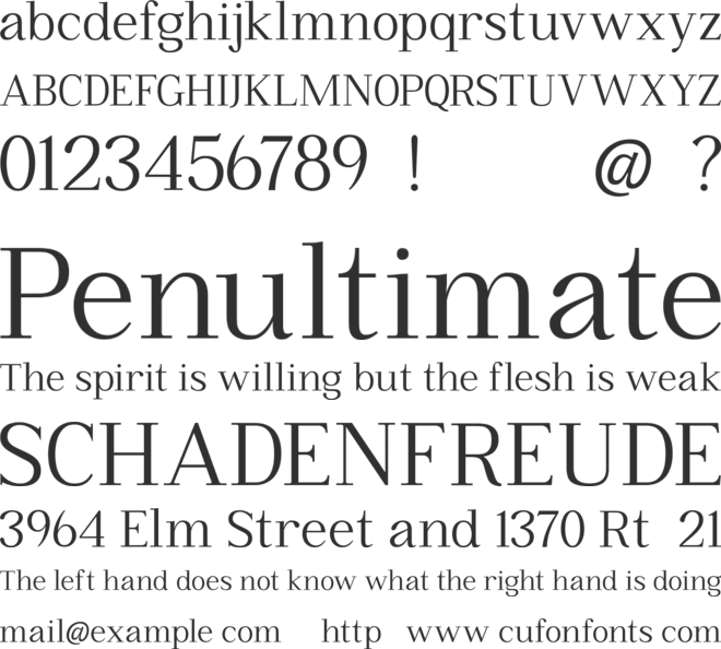 Lostya font preview