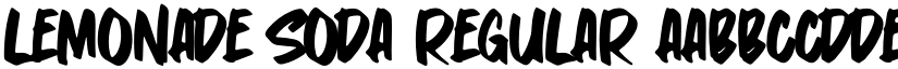 Lemonade Soda Regular font
